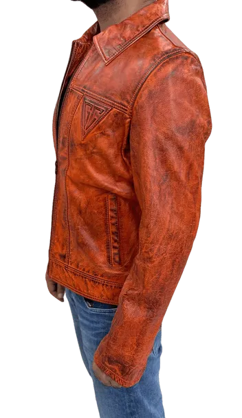 100% Top Grain Leather Jacket C13