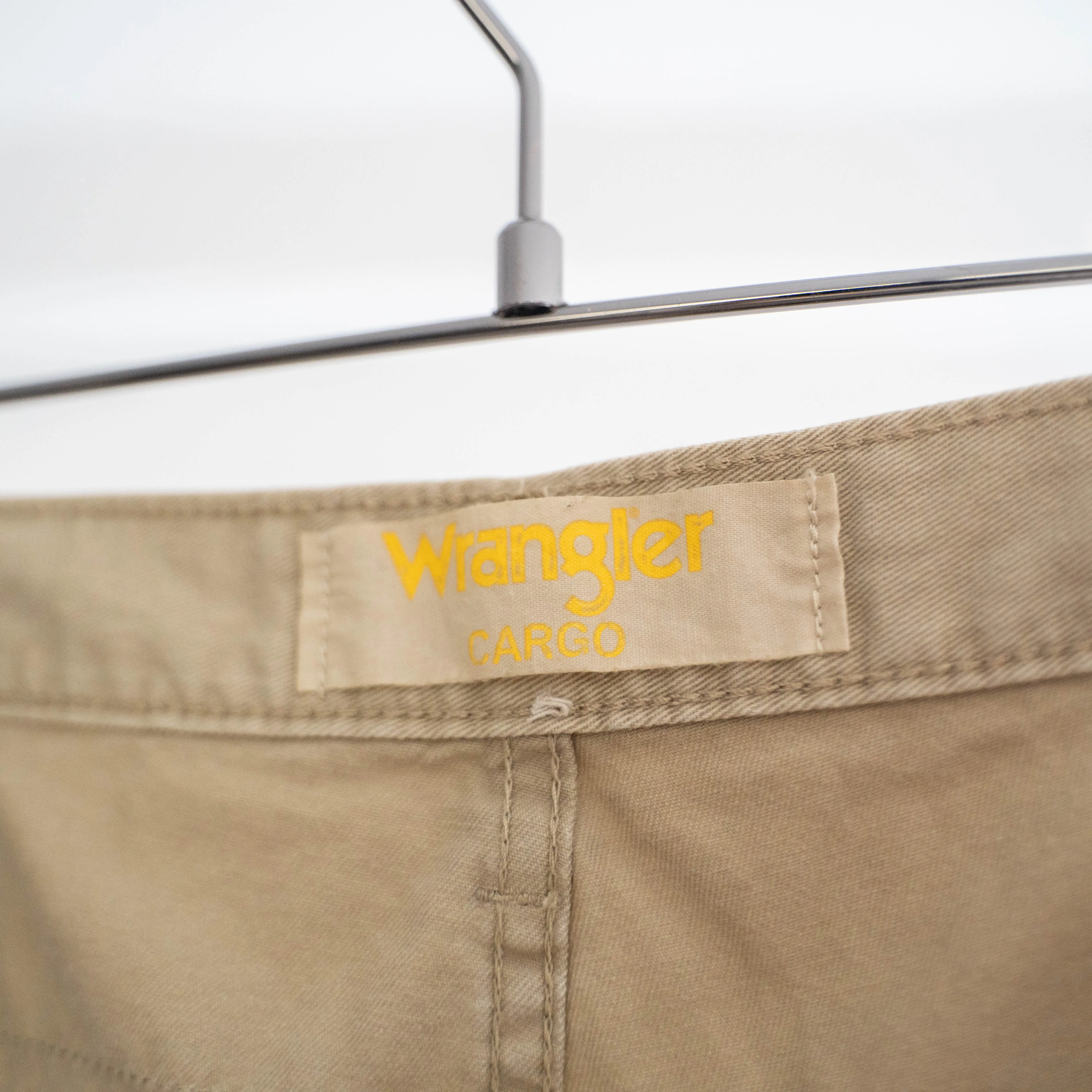 1990-00s 'Wrangler' beige color cargo work pants