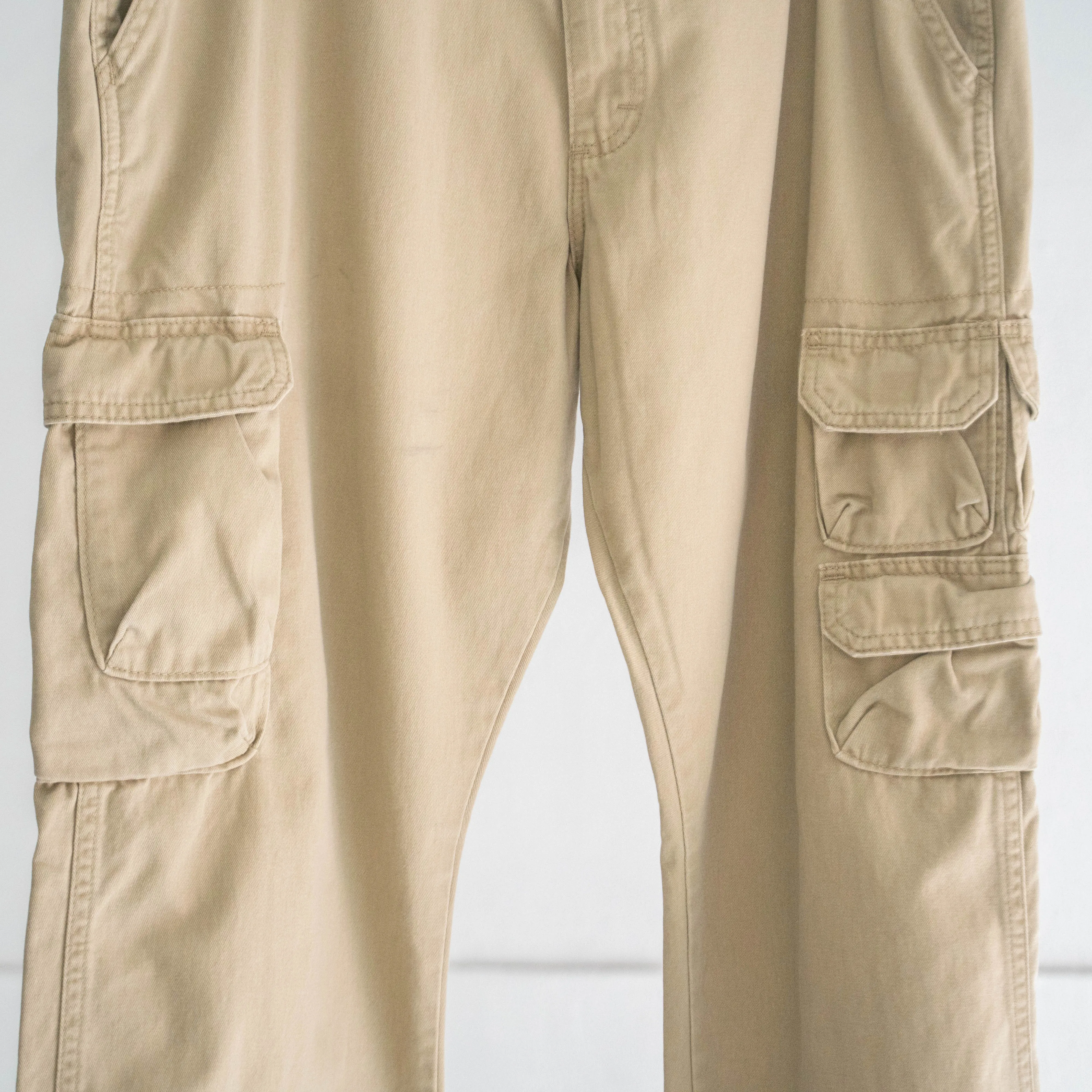 1990-00s 'Wrangler' beige color cargo work pants