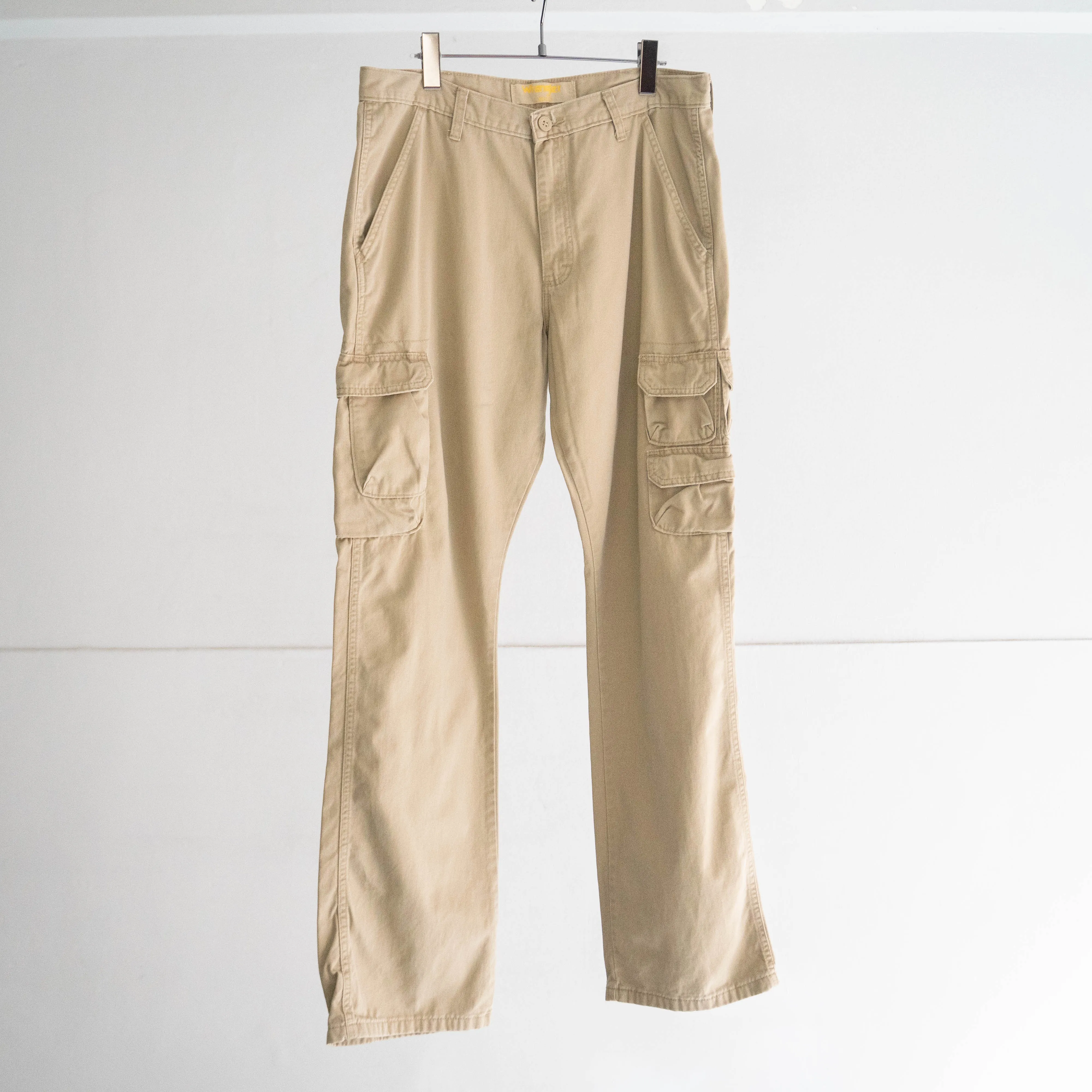 1990-00s 'Wrangler' beige color cargo work pants