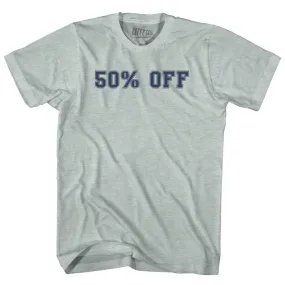 50% OFF Adult Tri-Blend T-shirt