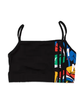 Adidas Crop Top Donna Nero