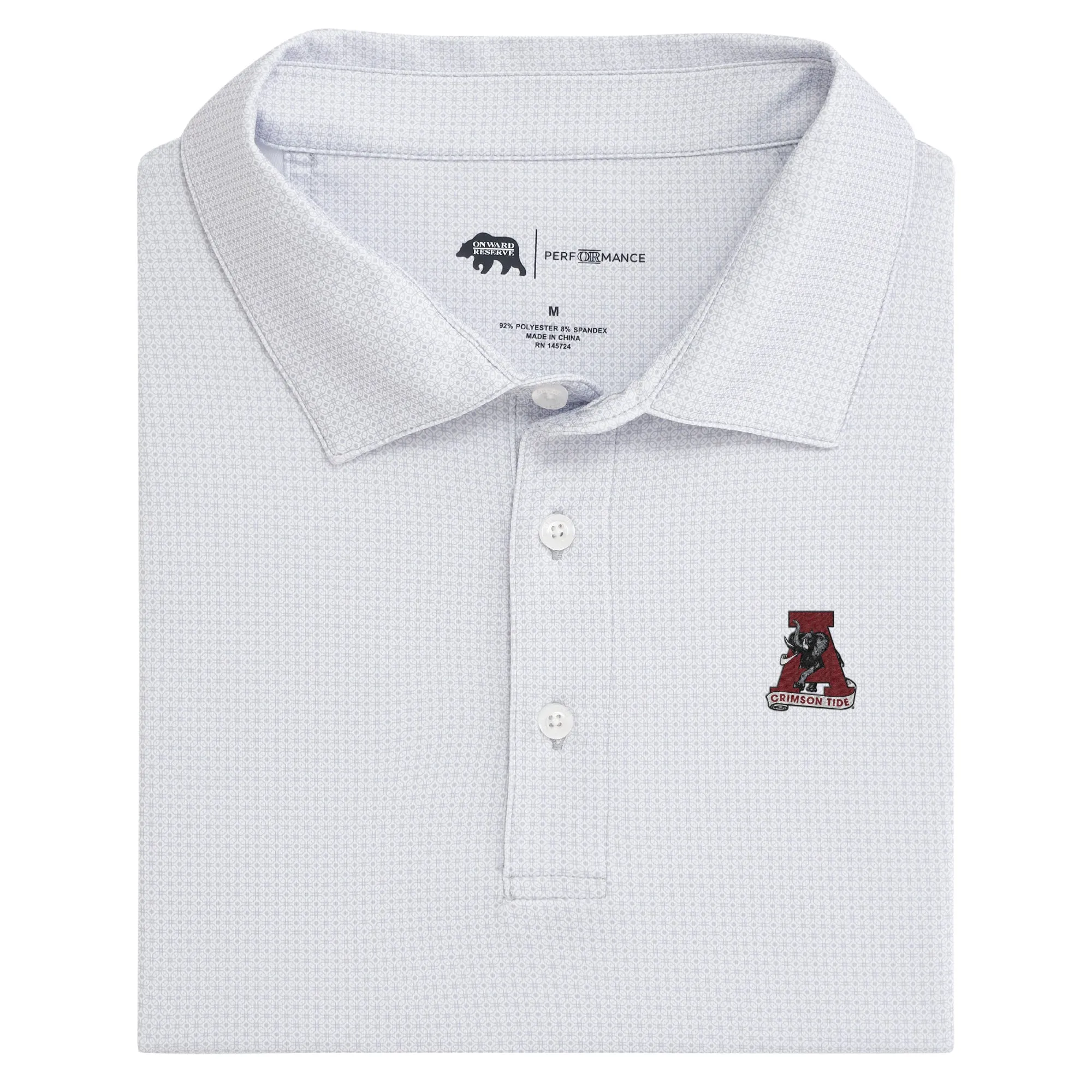 Alabama Vintage A Range Printed Performance Polo