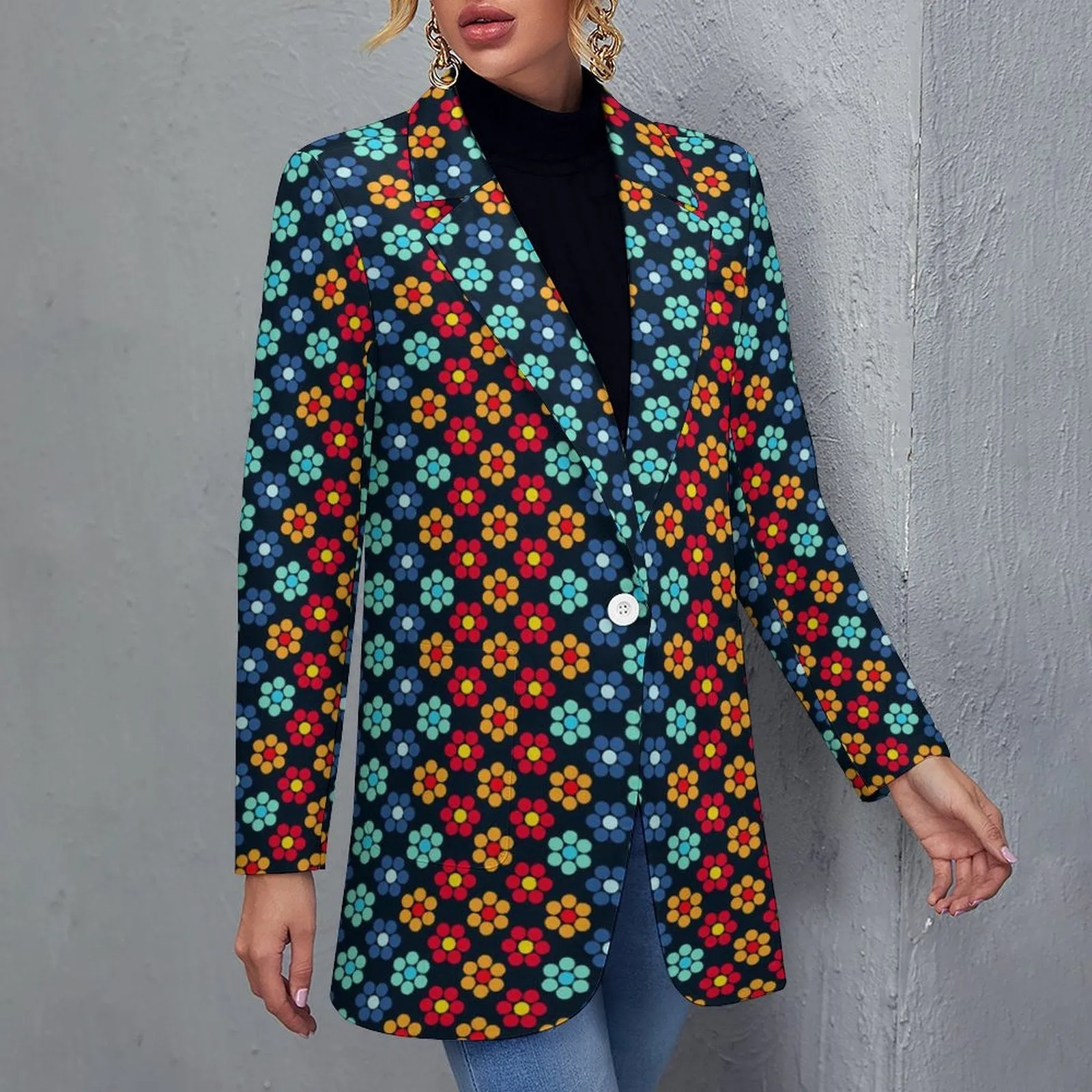 All Over Print Women&#039;s Blazer Women's casual suit