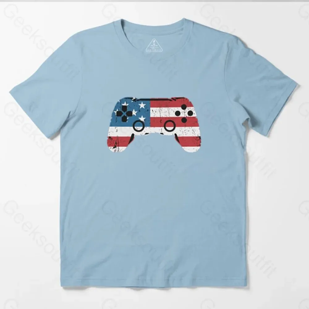 American Flag Video Game T-Shirt