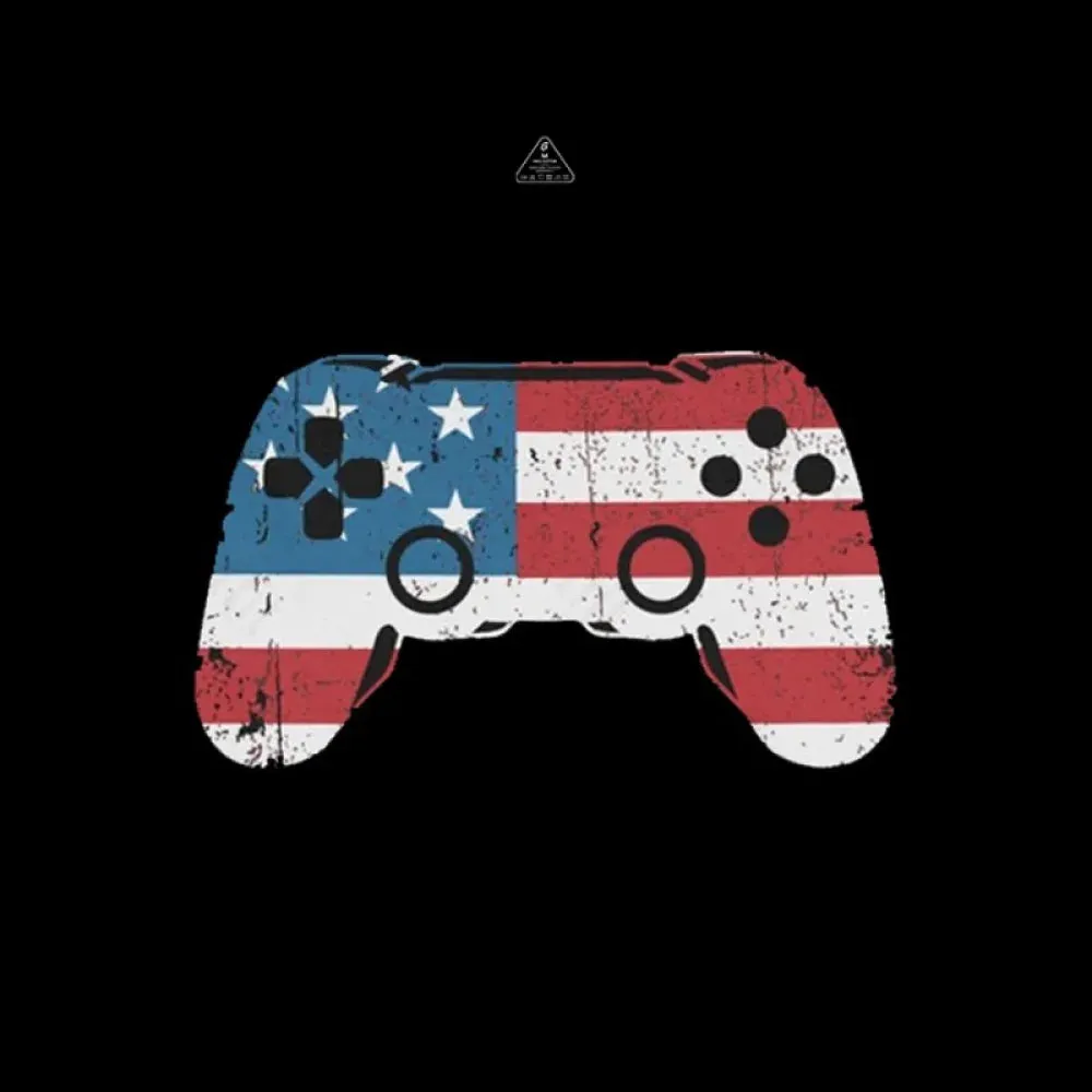 American Flag Video Game T-Shirt