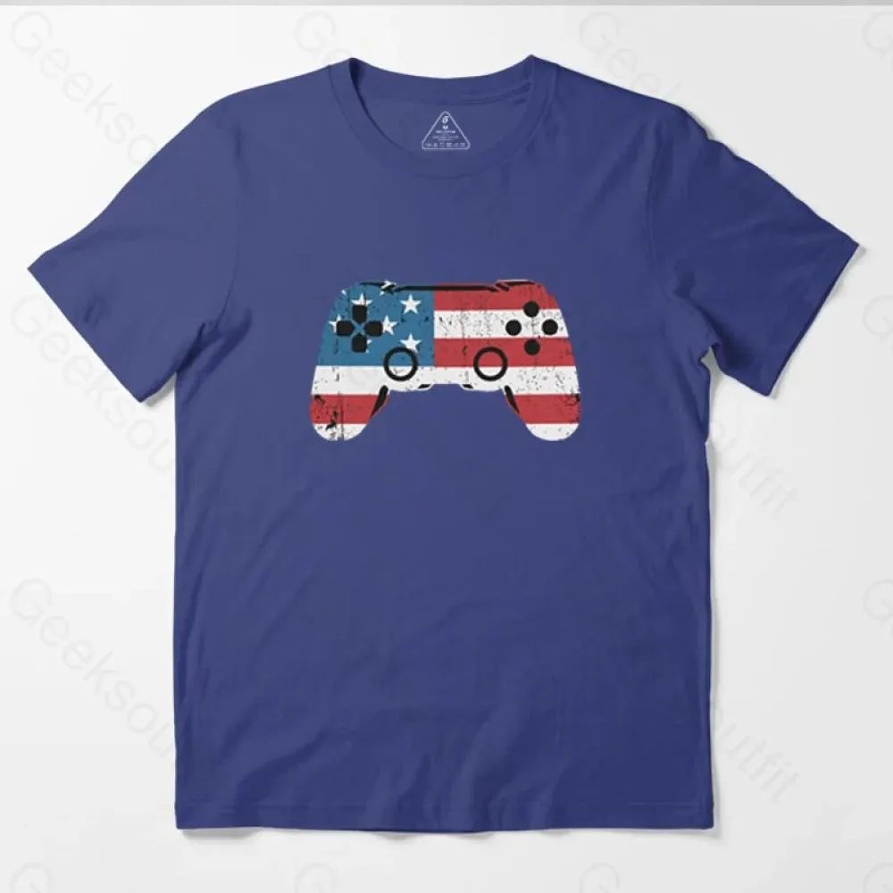 American Flag Video Game T-Shirt