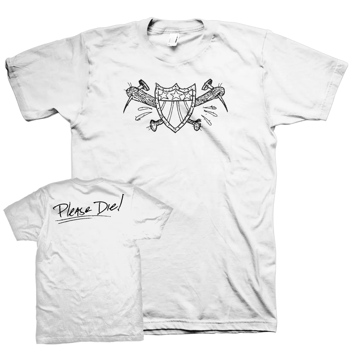 American Nightmare "Please Die" White T-Shirt