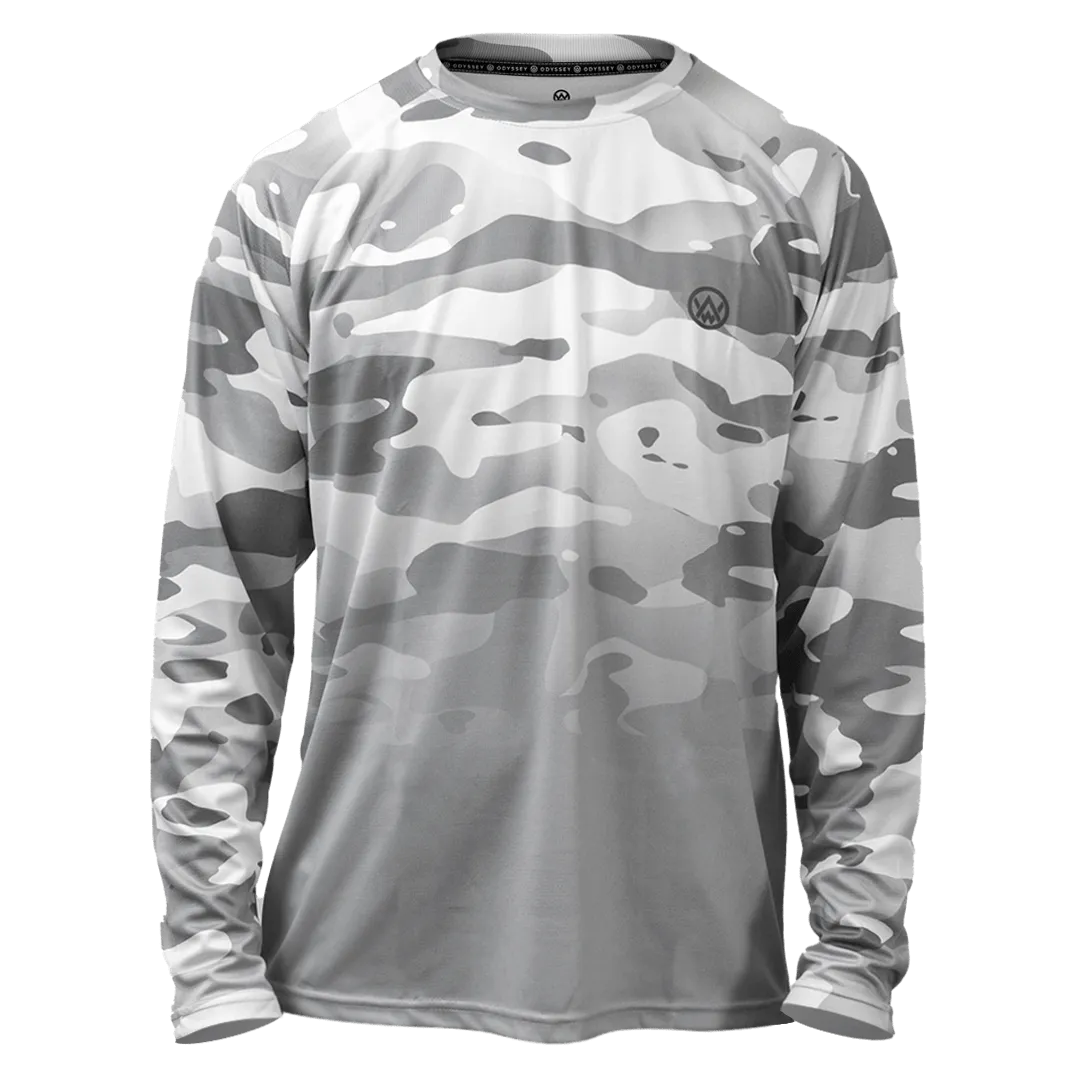 Arctic Camo Long Sleeve MTB Jersey