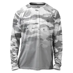 Arctic Camo Long Sleeve MTB Jersey