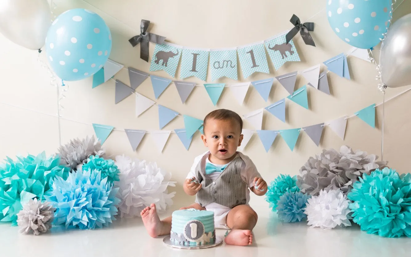 Baby Boy Clothes - Grey Pinstripe Vest and Bow Tie Outfit - Baby Wedding Outfit - Baby Shower Gift - Cake Smash - First Birthday - Baby Suit