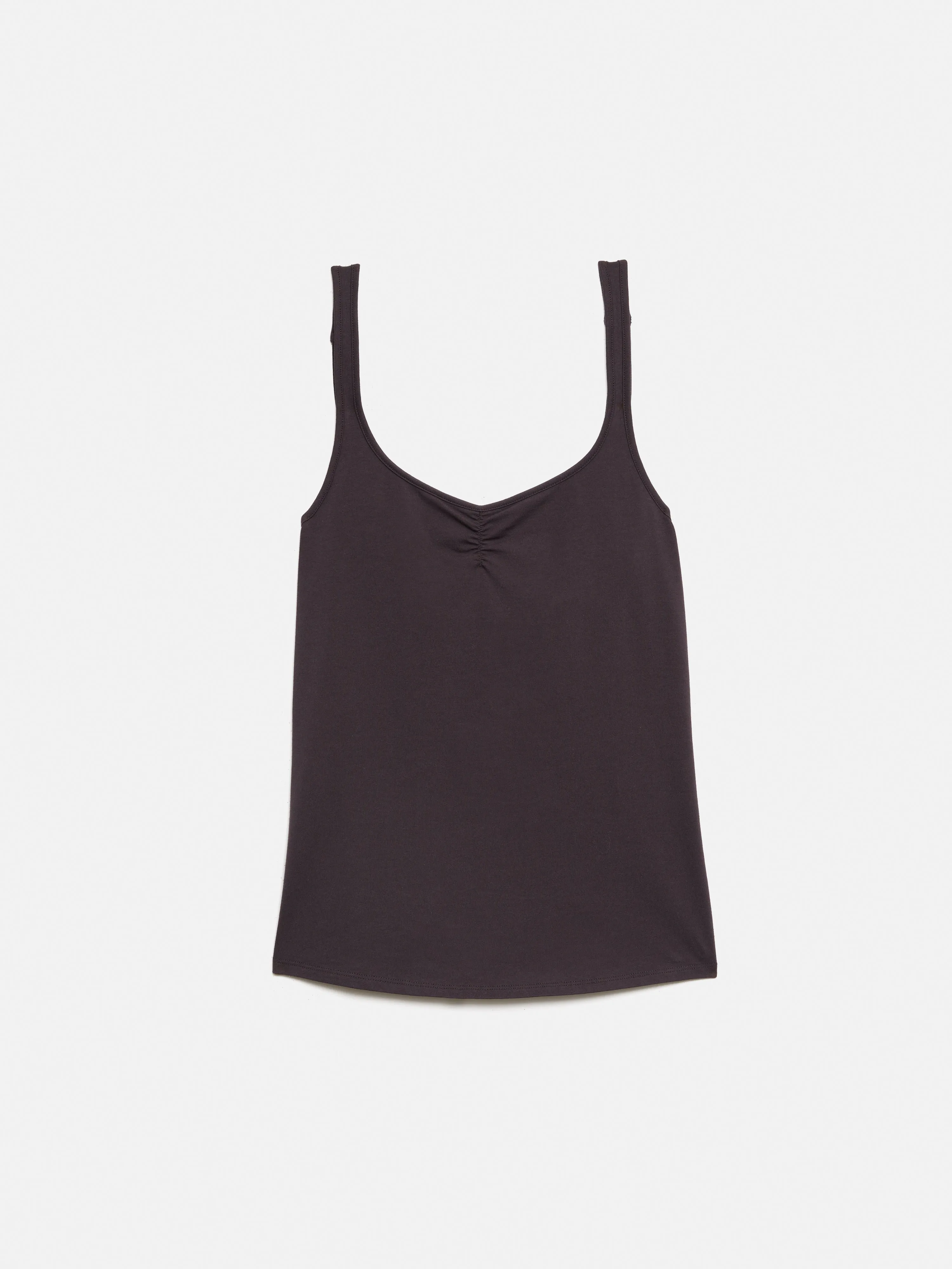 Band Back Vest | Raisin