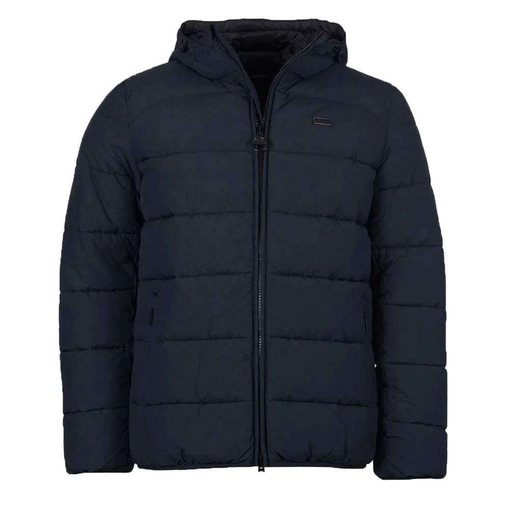 Barbour International Mens Court Quilted  Jacket - Navy