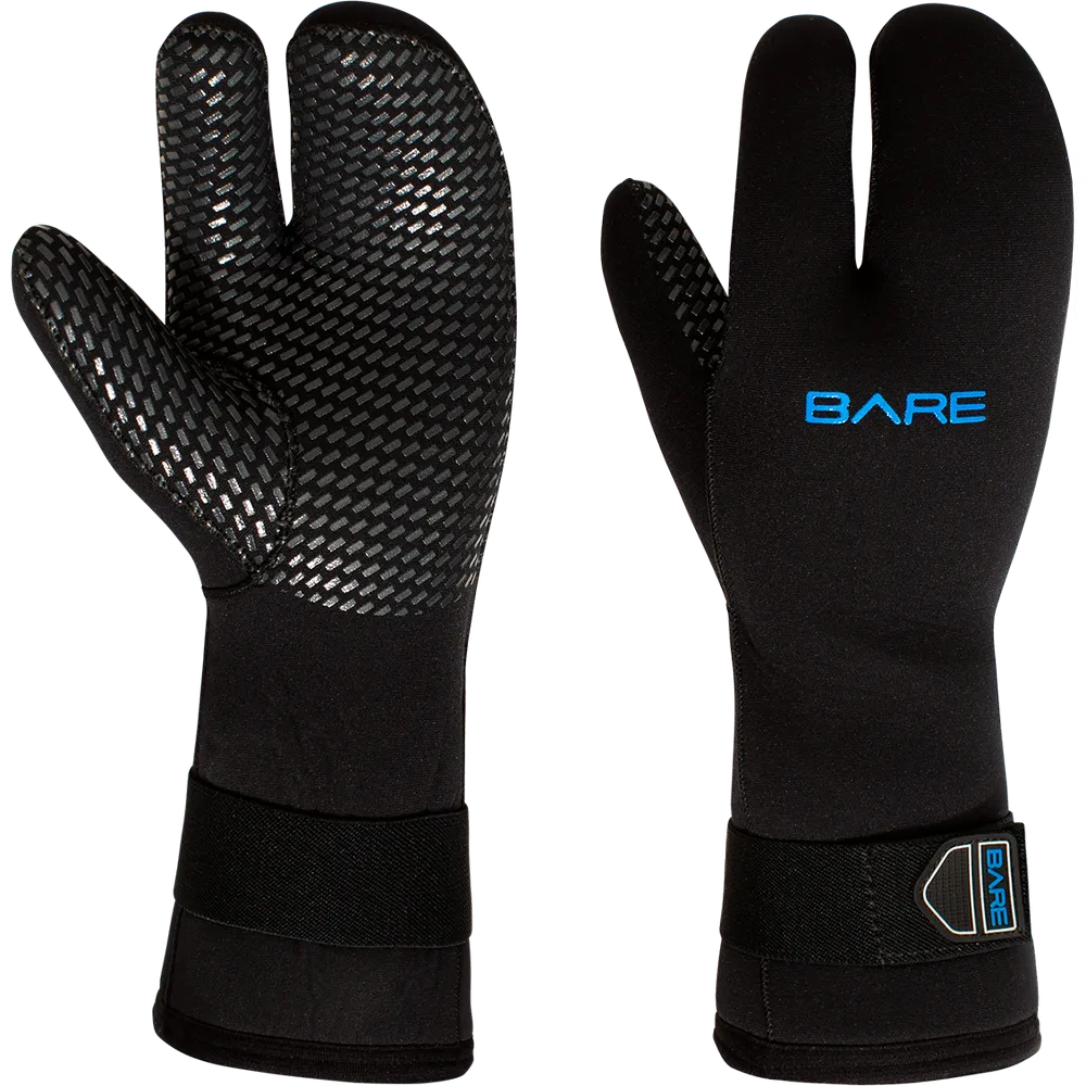 Bare 7 MM 3-Finger Mitt Style Glove