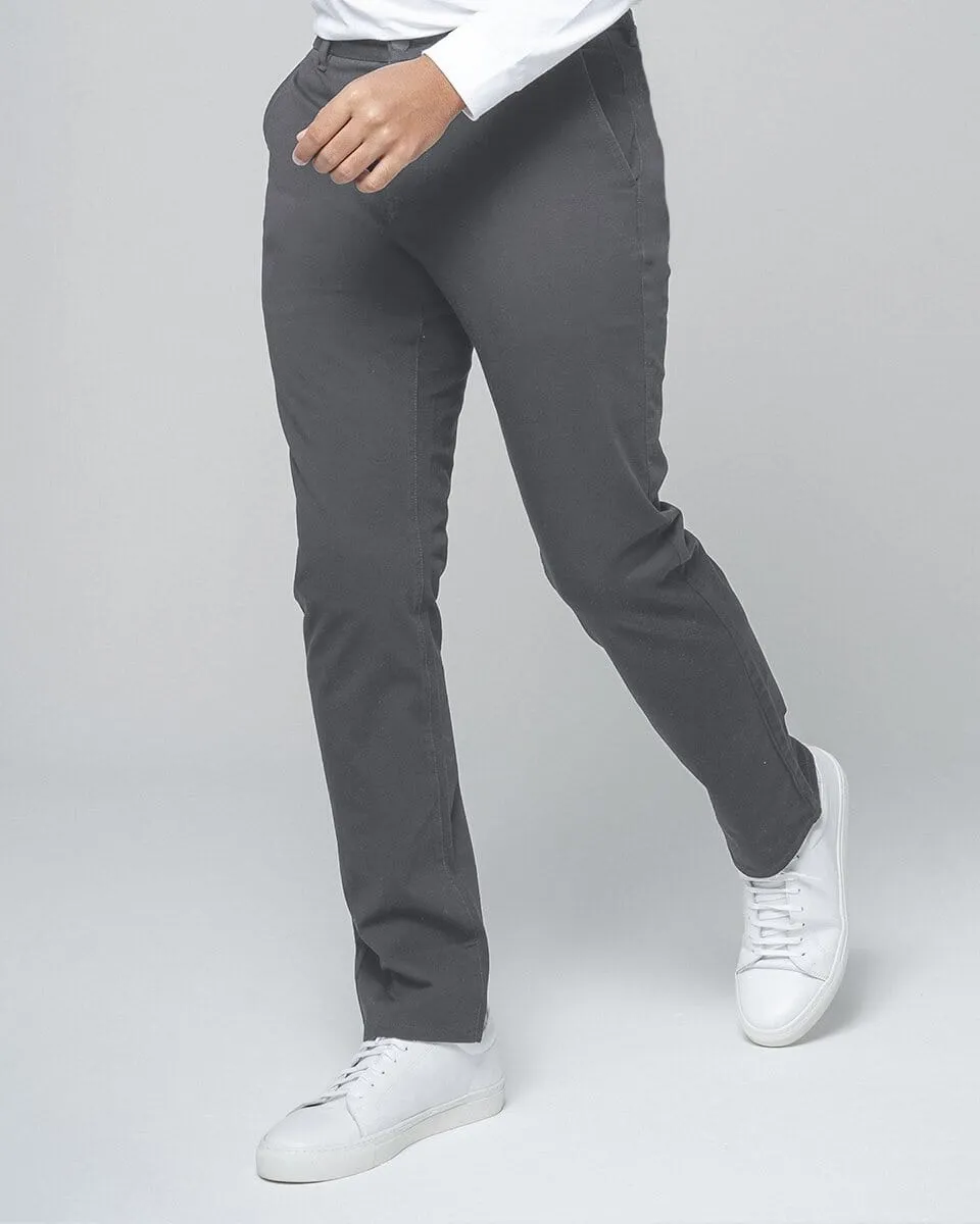 Blackened Pearl | Tech Chino Pants (Slim)