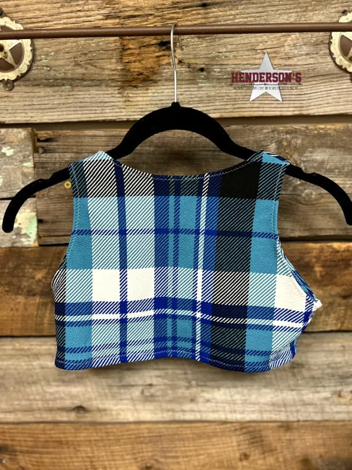 Blue Plaid "Mini"  Youth Bolero