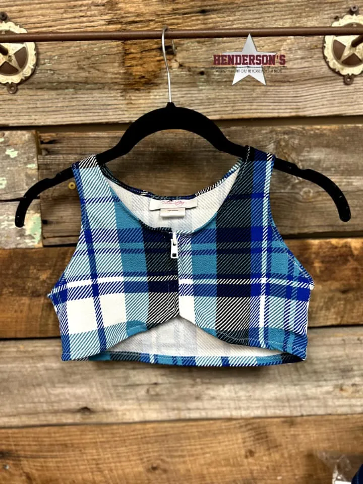 Blue Plaid "Mini"  Youth Bolero