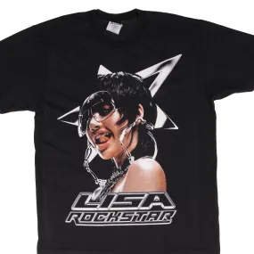 BOOTLEG LISA ROCKSTAR TEE SHIRT SIZE LARGE