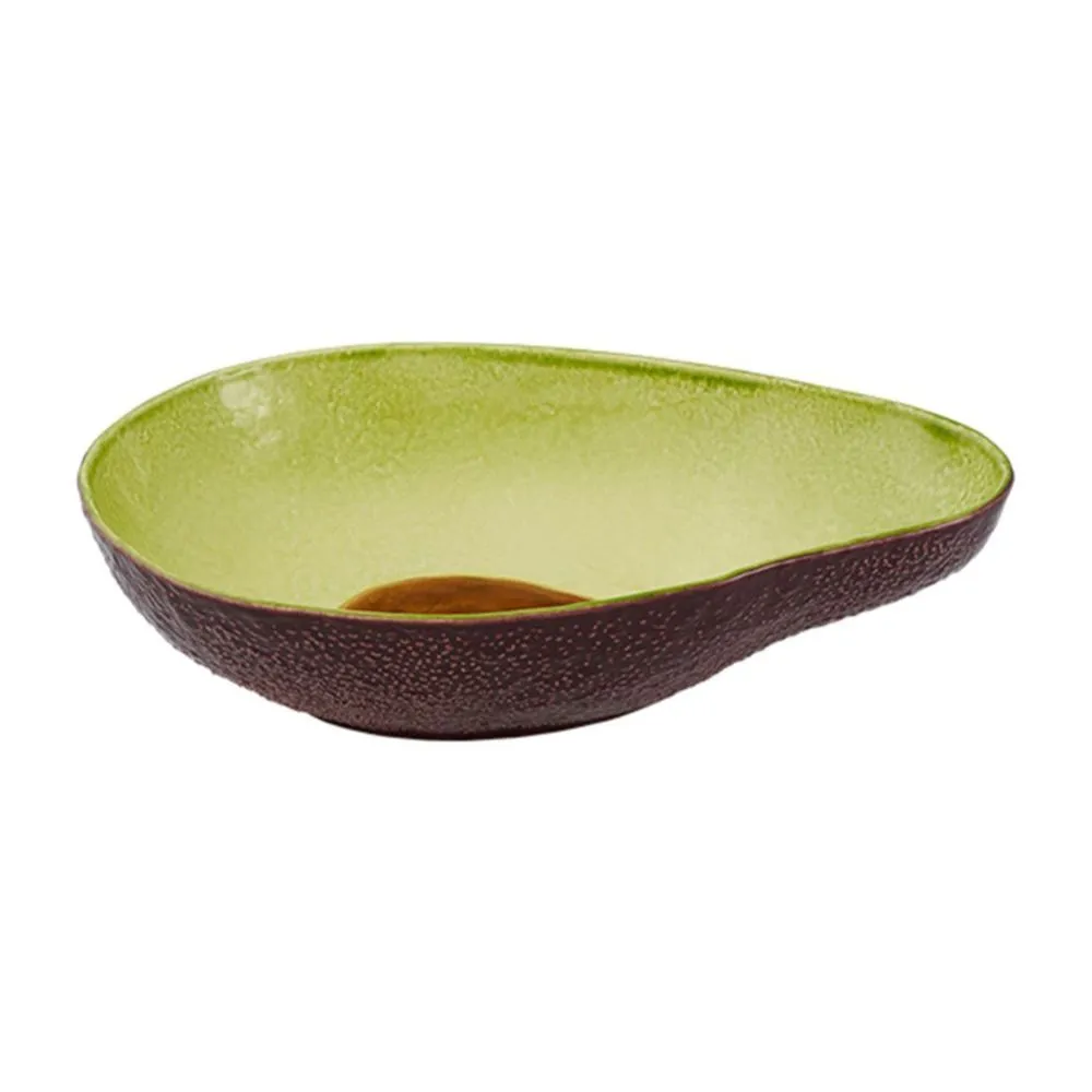 Bordallo Pinheiro Tropical Fruits salad bowl Avocado 34x23 cm.