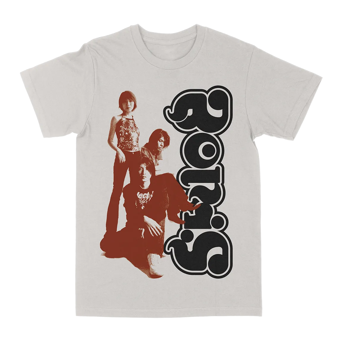 Boris "Heavy Rocks: Band" Vintage White T-Shirt