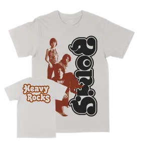 Boris "Heavy Rocks: Band" Vintage White T-Shirt