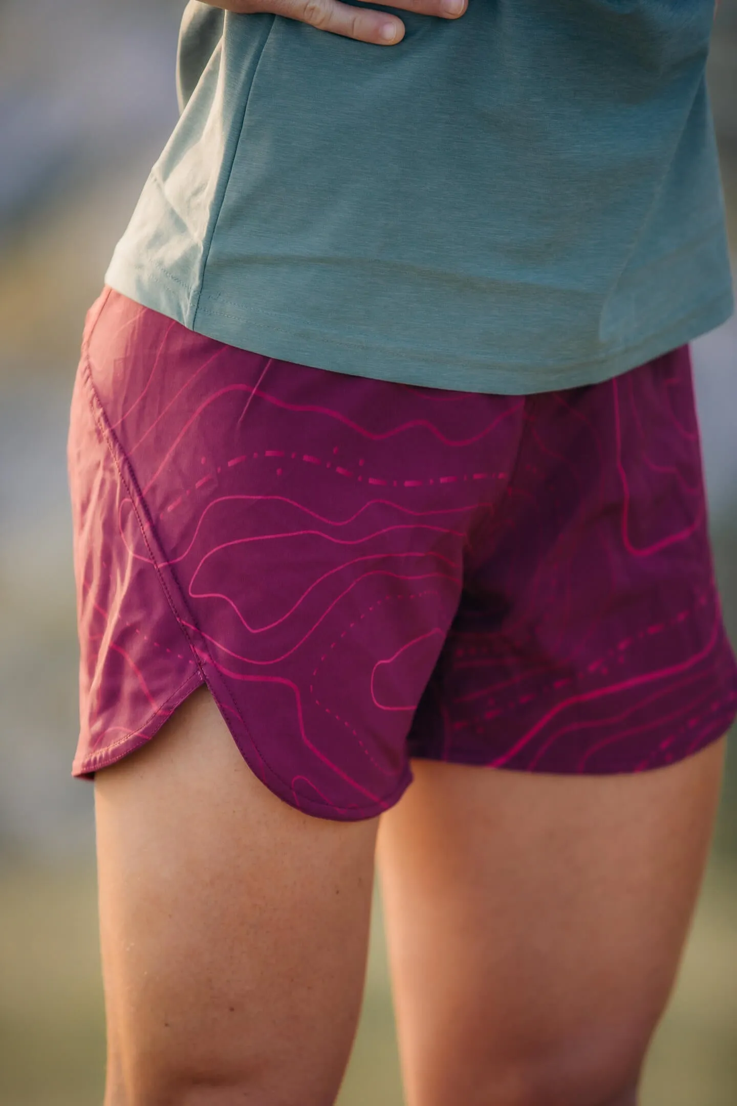 Breeze Shorts Purple Horizon