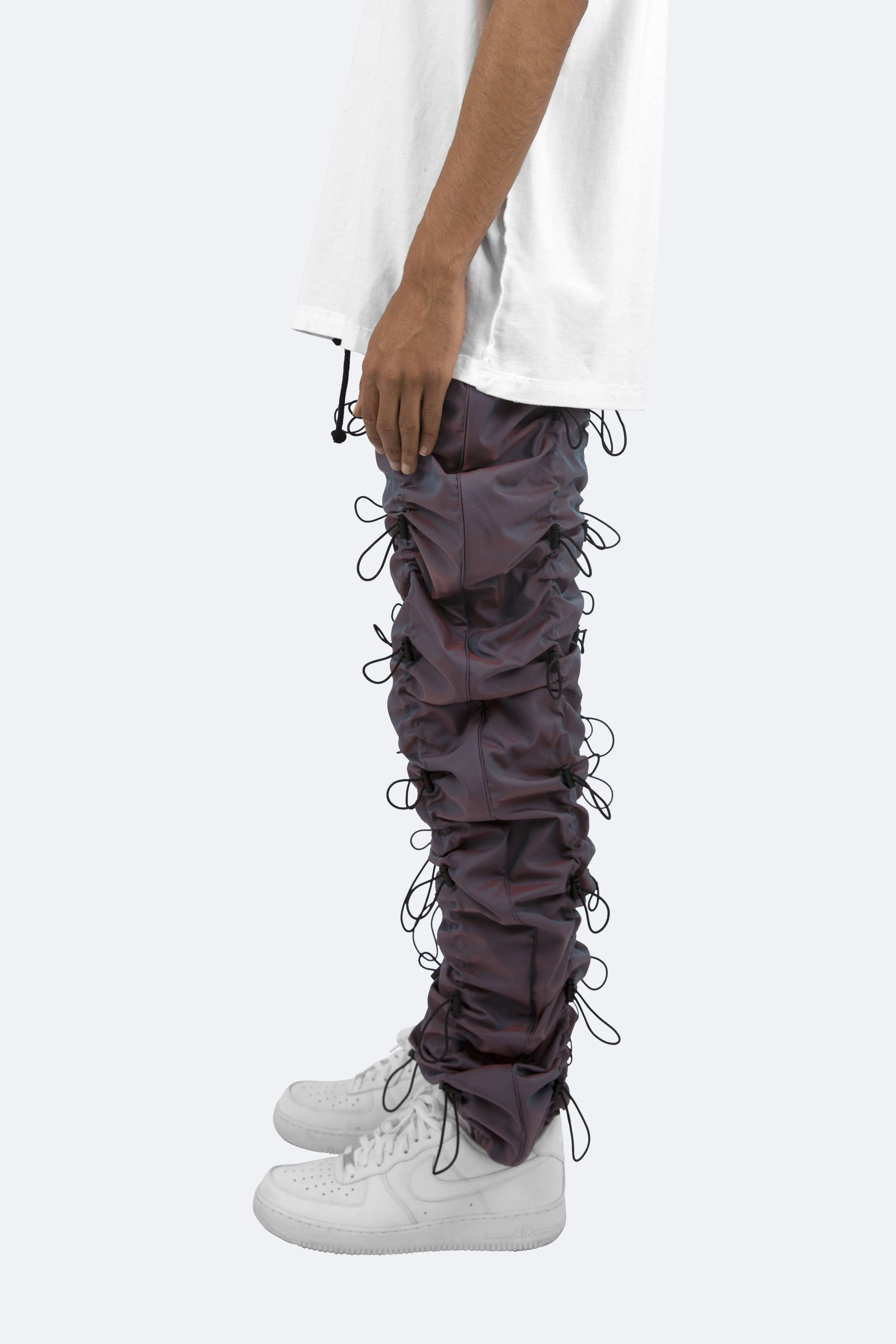 Bungee Cord Pants - Purple