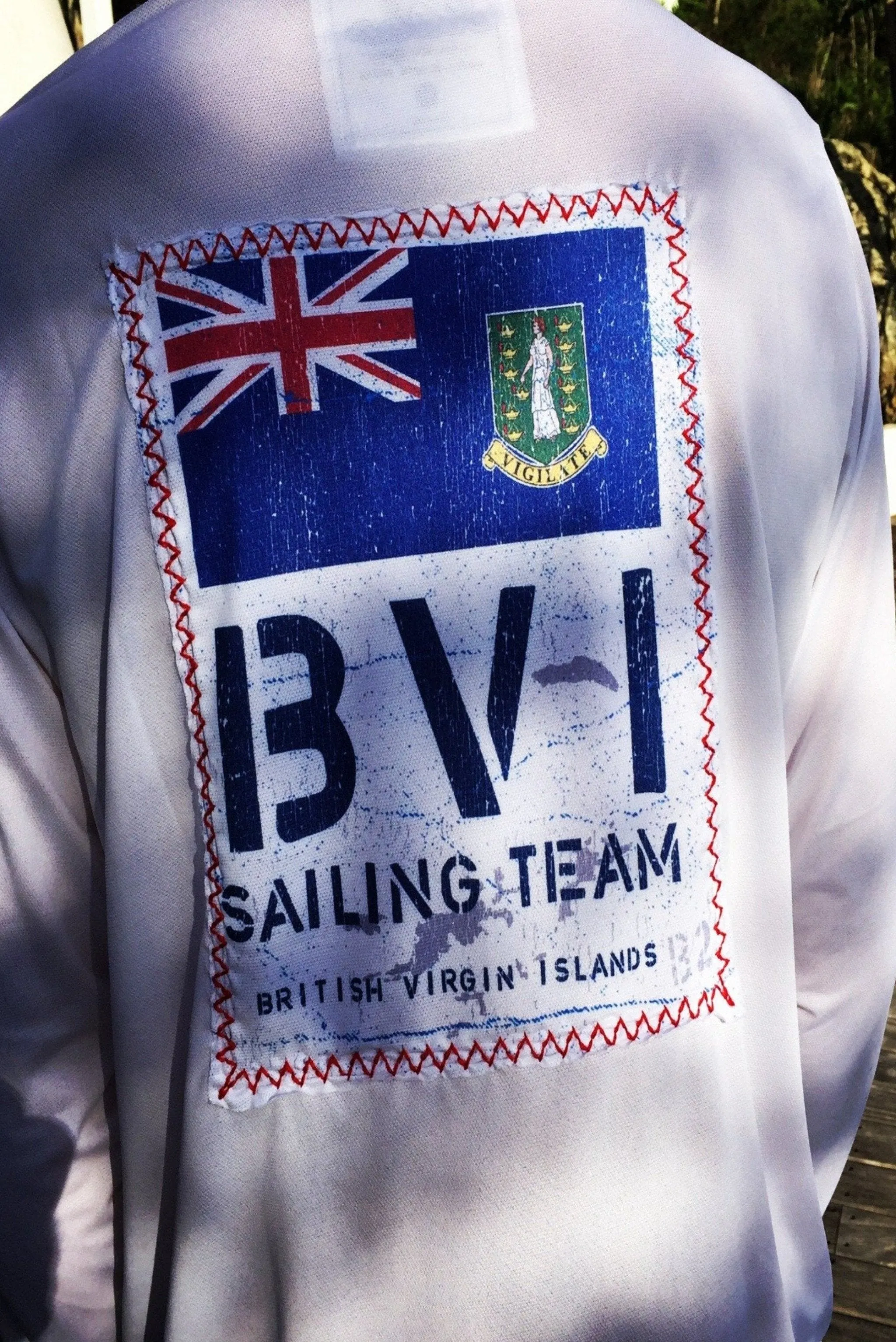 BVI Sailing Team UPF50 Shirt - White