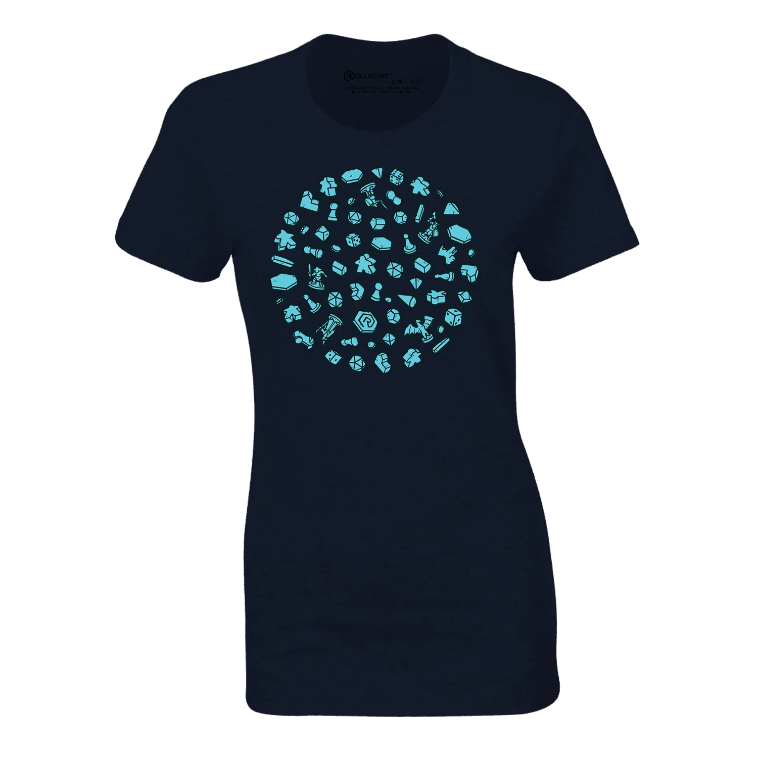 Circle of Crit Fitted T-shirt