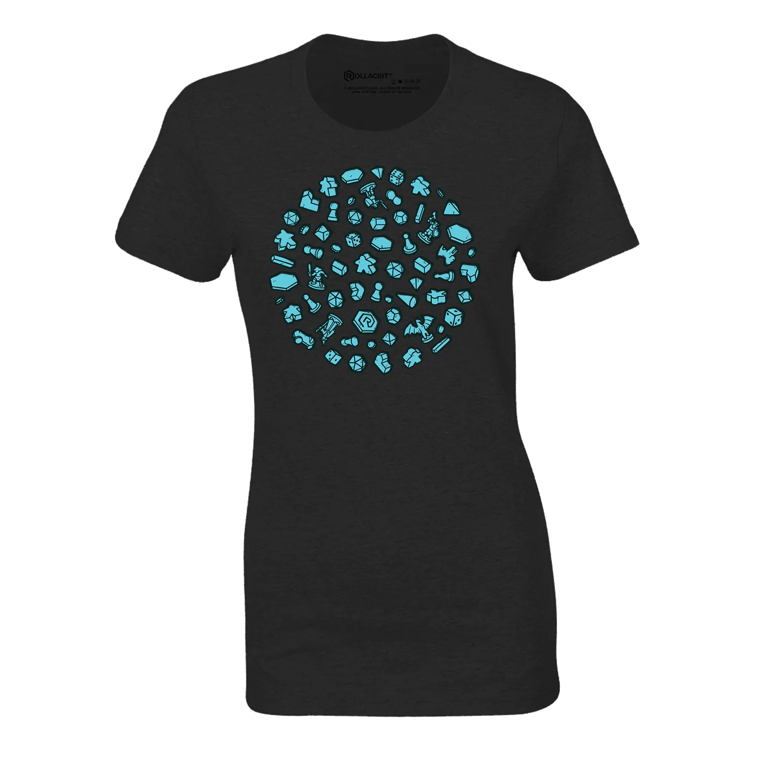 Circle of Crit Fitted T-shirt