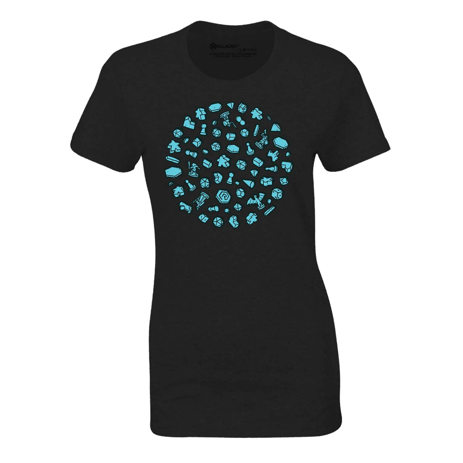 Circle of Crit Fitted T-shirt