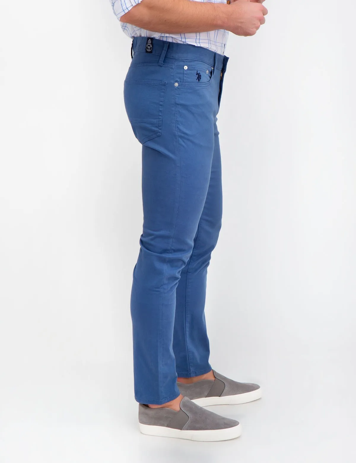 COMFORT STRETCH TWILL SLIM PANTS