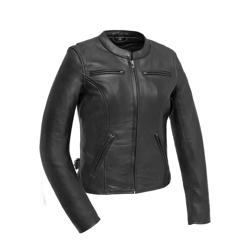 Competition Ladies Leather Jacket