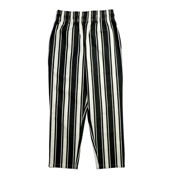 Cookman Chef Pants - Awning Stripe : Black