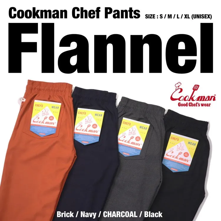 Cookman Chef Pants - Flannel : Black