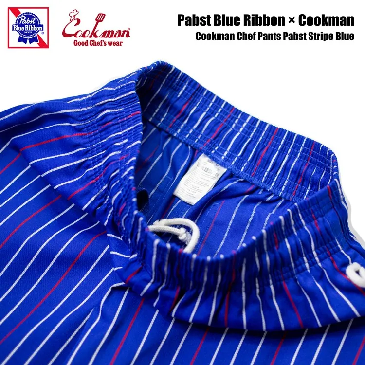 Cookman Chef Pants - Pabst Stripe : Blue