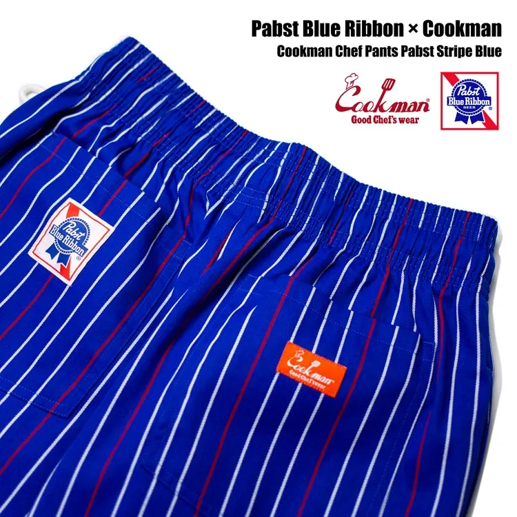 Cookman Chef Pants - Pabst Stripe : Blue