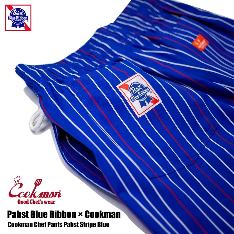 Cookman Chef Pants - Pabst Stripe : Blue