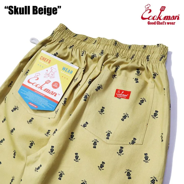 Cookman Chef Pants - Skull : Beige