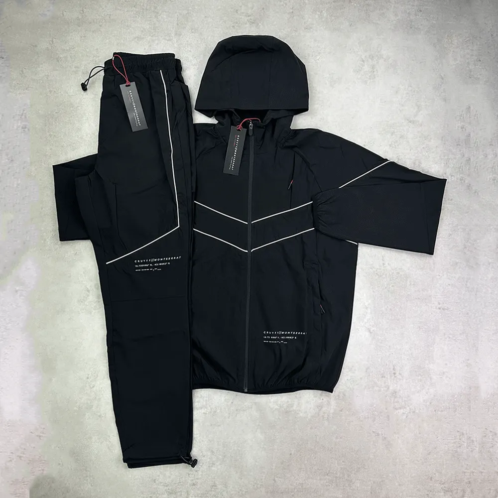 Cruyff Monsterrat Jeroni Tracksuit Set Black/ Red