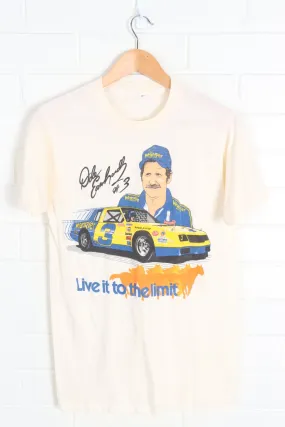 Dale Earnhardt 80's NASCAR 'Live it to The Limit' Single Stitch Tee (XS)