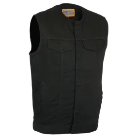 Daniel Smart Concealed Snaps Denim Vest