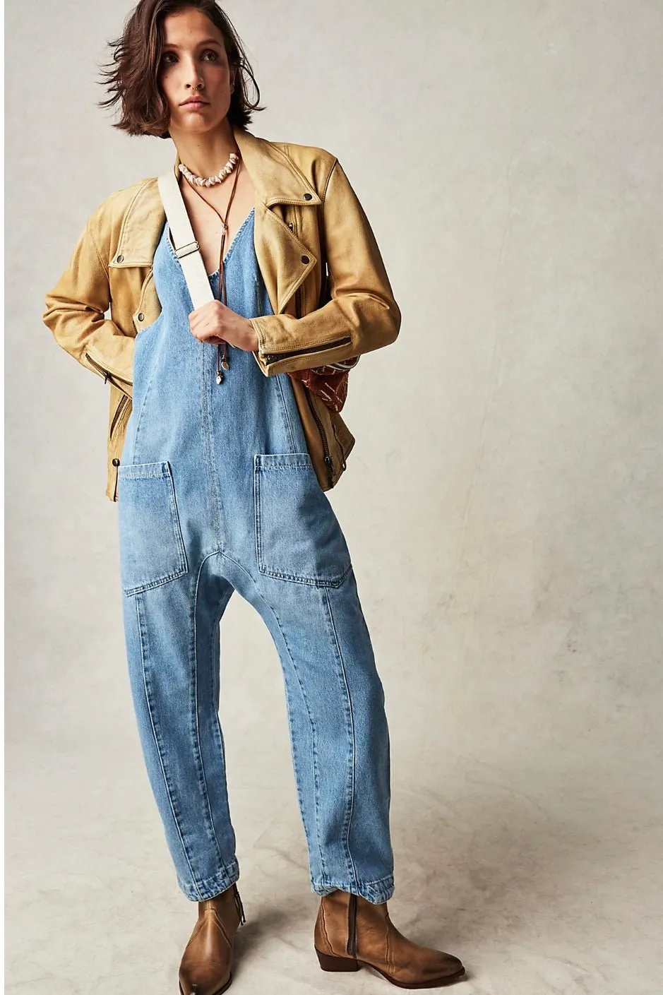 DENIM JUMPSUIT OLIVIA