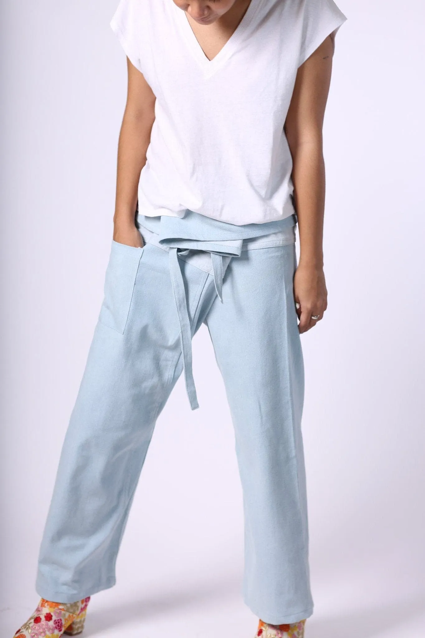 DENIM THAI FISHERMAN STYLE PANTS TOBY