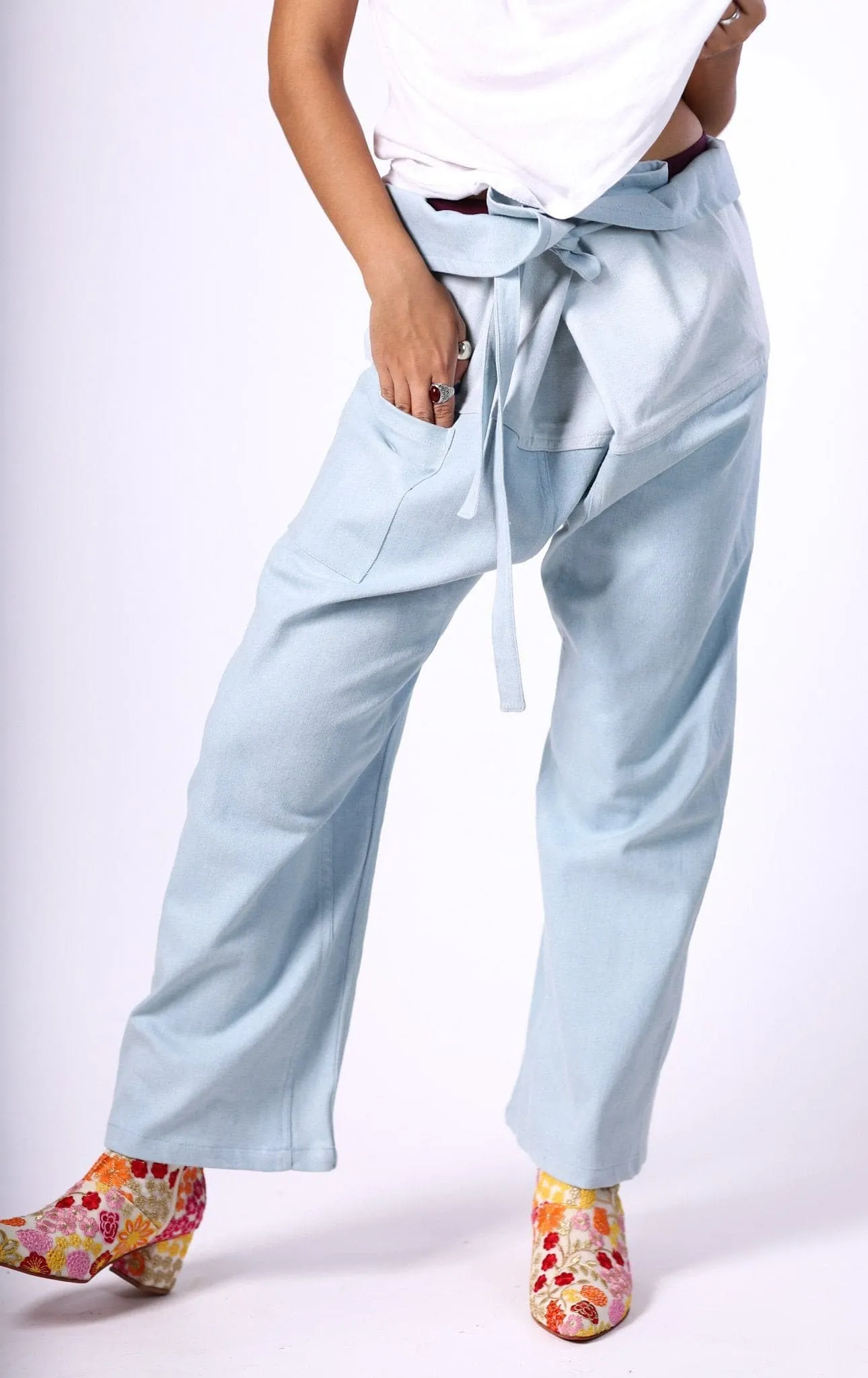 DENIM THAI FISHERMAN STYLE PANTS TOBY