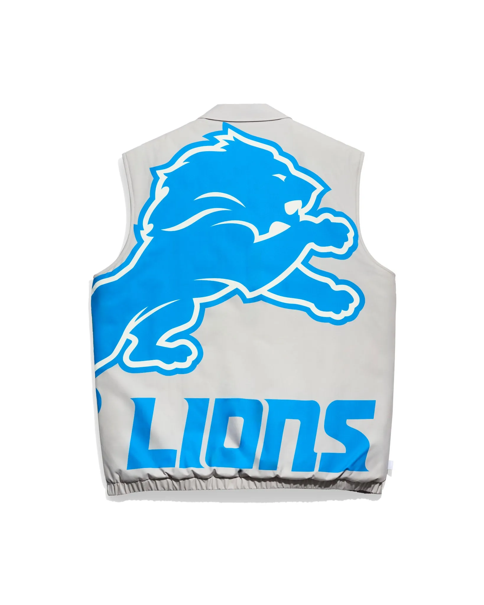 Detroit Lions Big Logo Quilted Puffer Vest