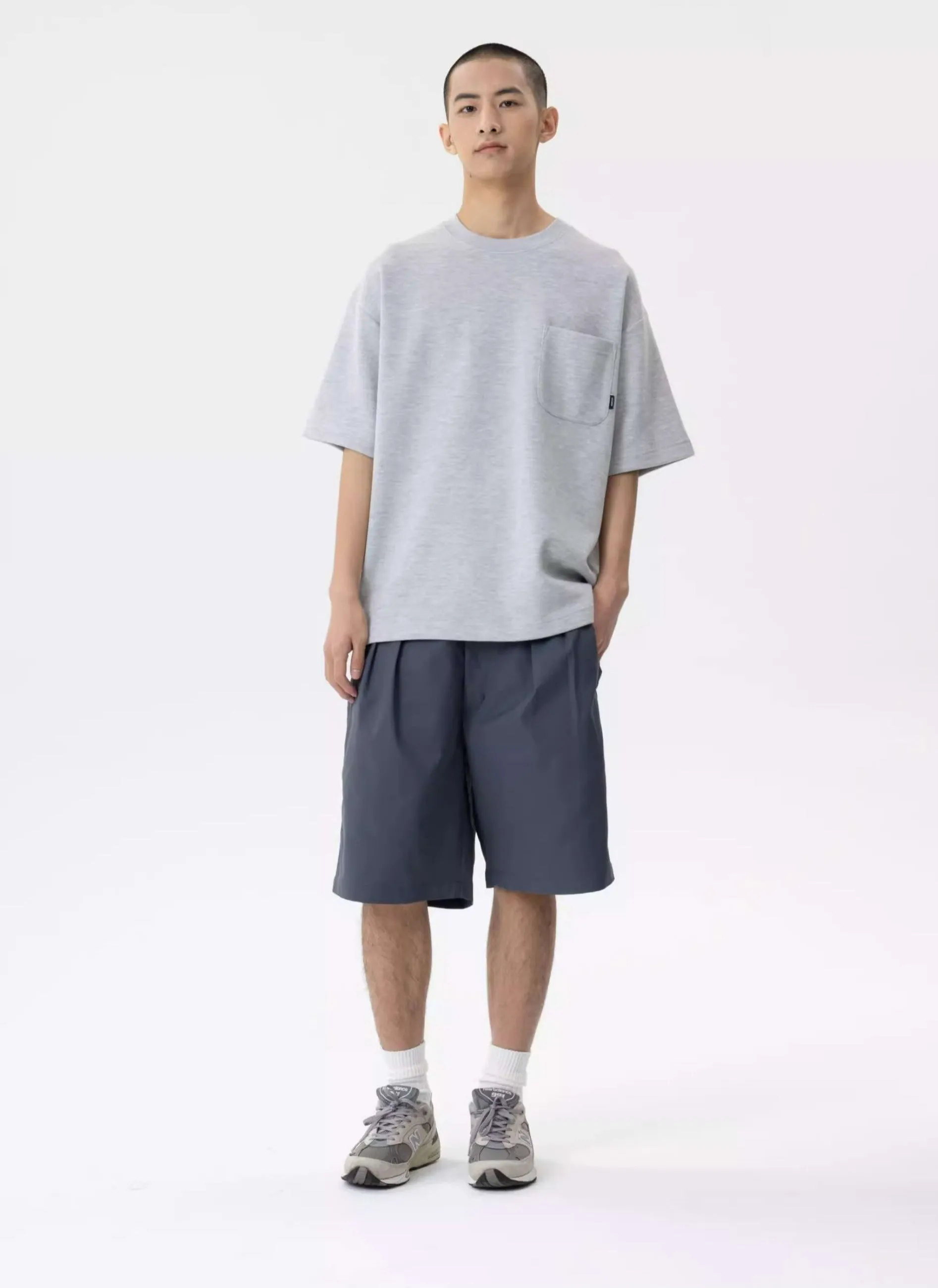 Drop Shoulder T-Shirt with Pocket