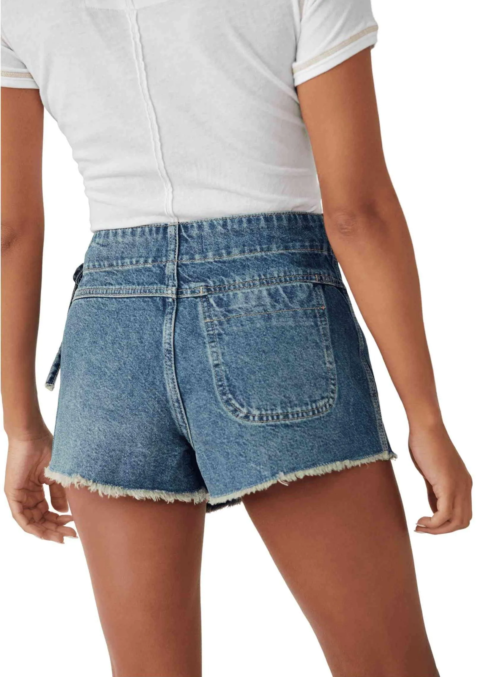 Emmy Denim Skort in Misty Blue