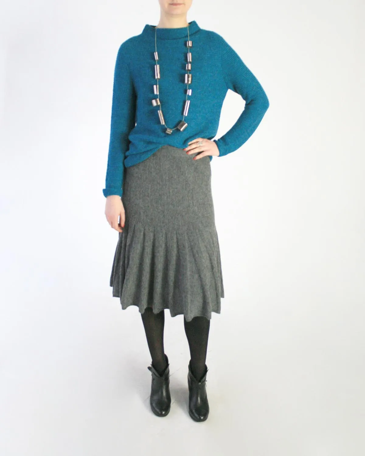 Flounce Hem Skirt in Discontinued Colors