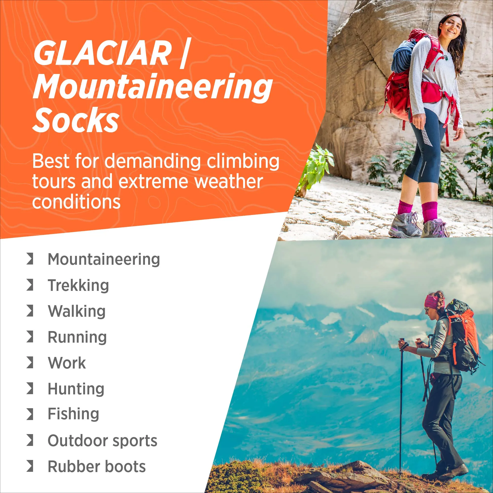 Glaciar | Winter & Thermal Socks